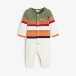 Outlet Newborn Boys' Heather Grey Jumpsuit Child Bottoms