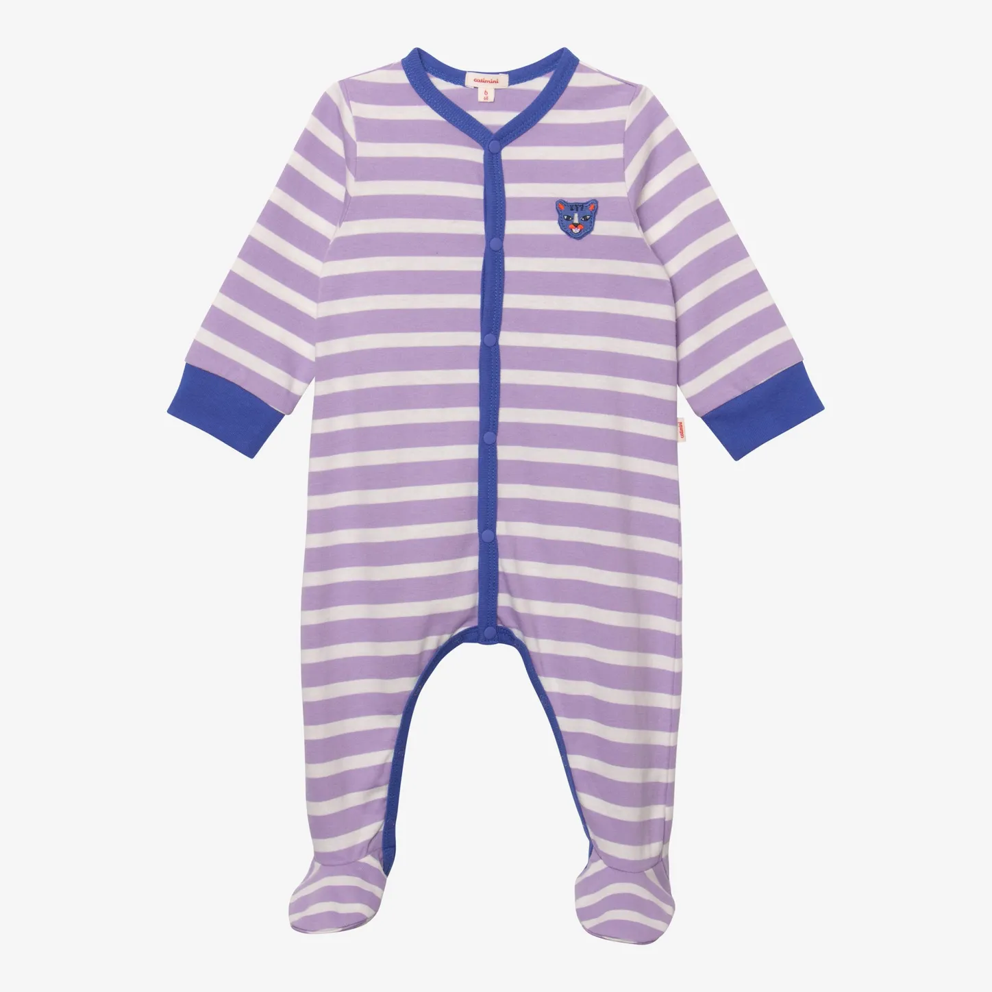 Sale Newborn Boy's Striped Footie Pajama Child Pajamas & Bodysuits