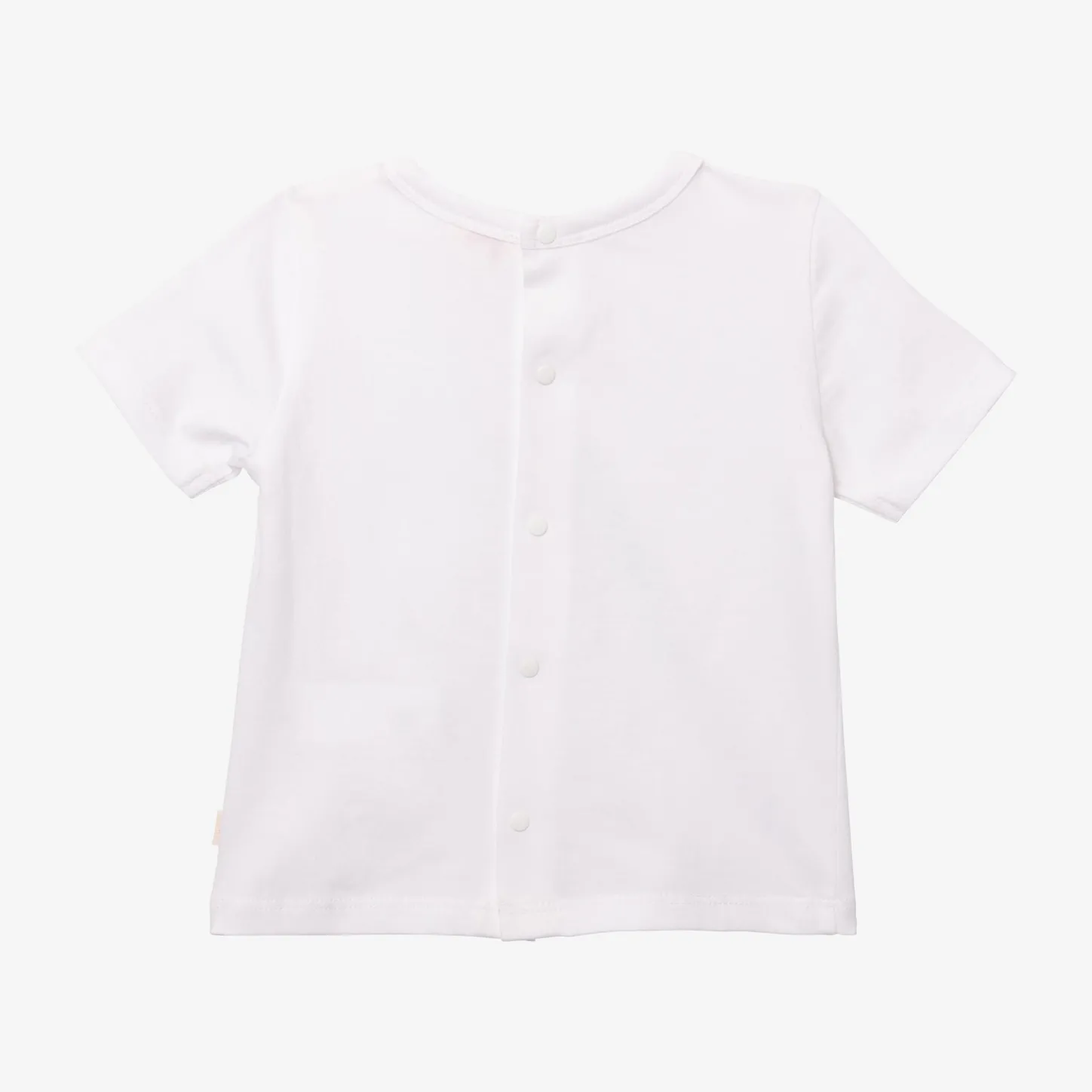 Online Newborn Boys' White T-Shirt Child Tops