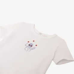Online Newborn Boys' White T-Shirt Child Tops