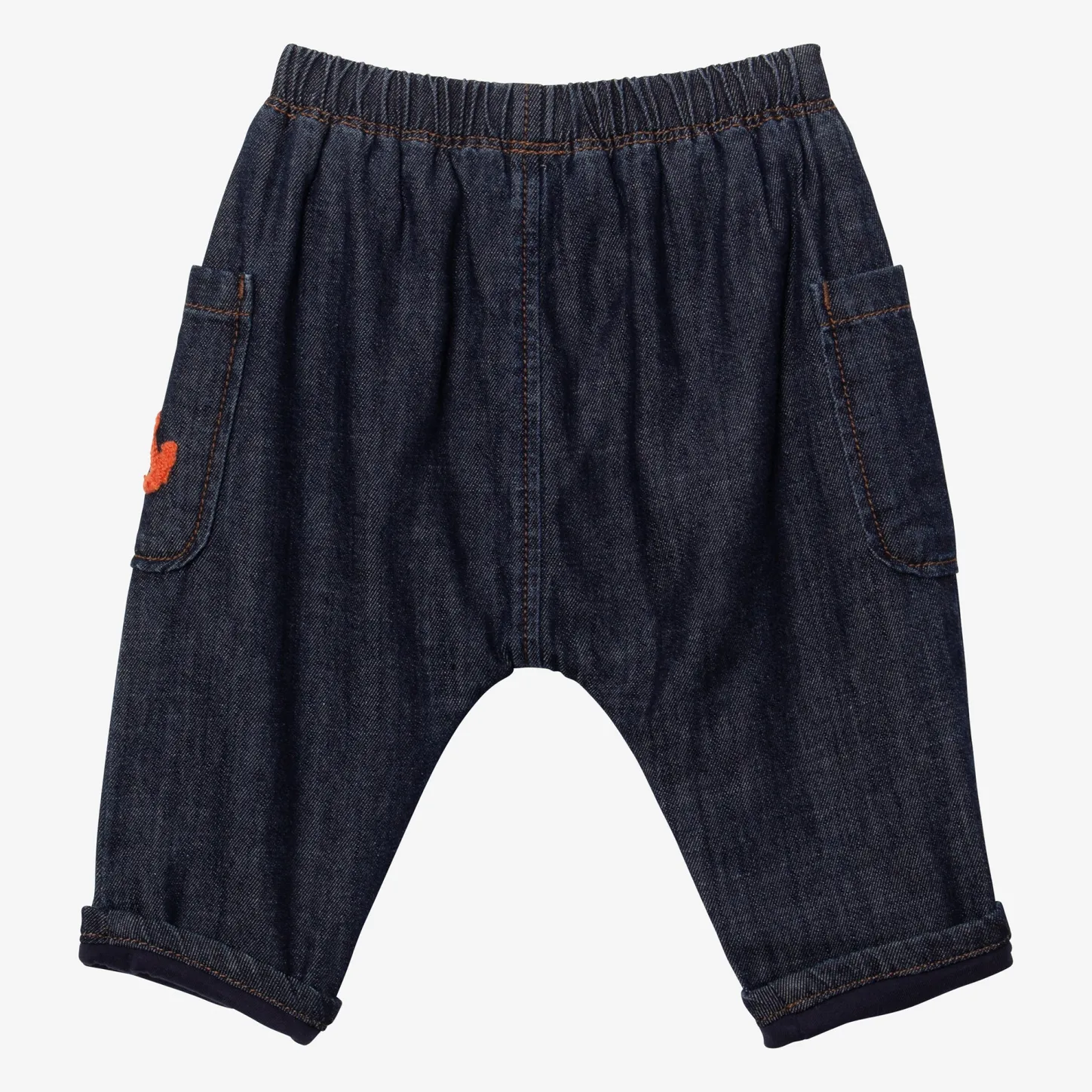 Outlet Newborn Dark Blue Harem Pants Child Bottoms