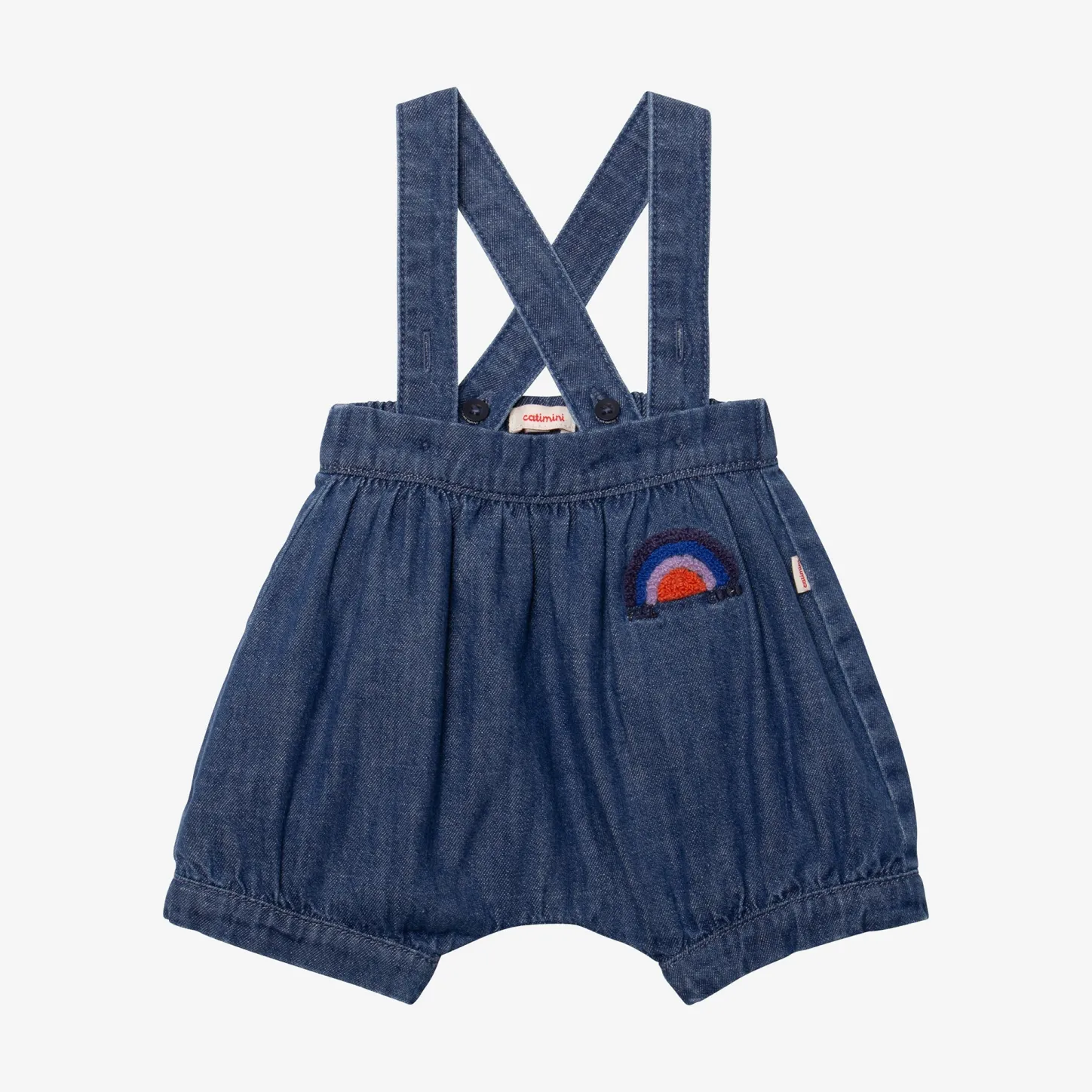 Outlet Newborn Embroidered Denim Bloomers Child Bottoms