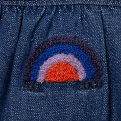 Outlet Newborn Embroidered Denim Bloomers Child Bottoms