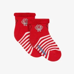 Online Newborn Girl Boucle Socks With Marine Motifs Child Accessories