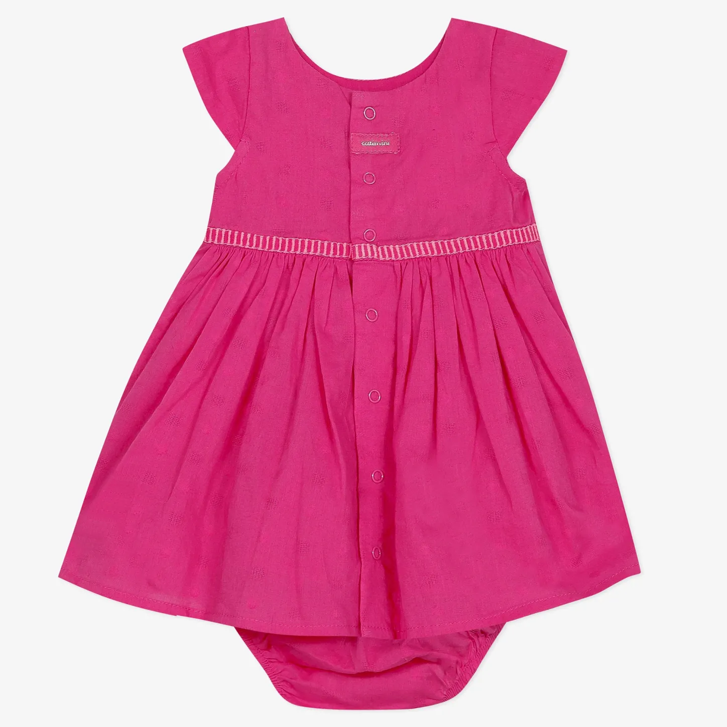 Sale Newborn Girl Fuschia Pink Dress And Bloomer Set Child Dresses