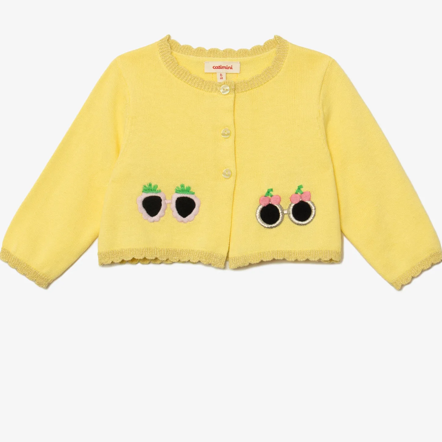 Fashion Newborn Girl Yellow Cardigan Child Cardigans & Sweaters