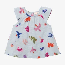 Sale Newborn Girls' Blue Blouse Child Tops