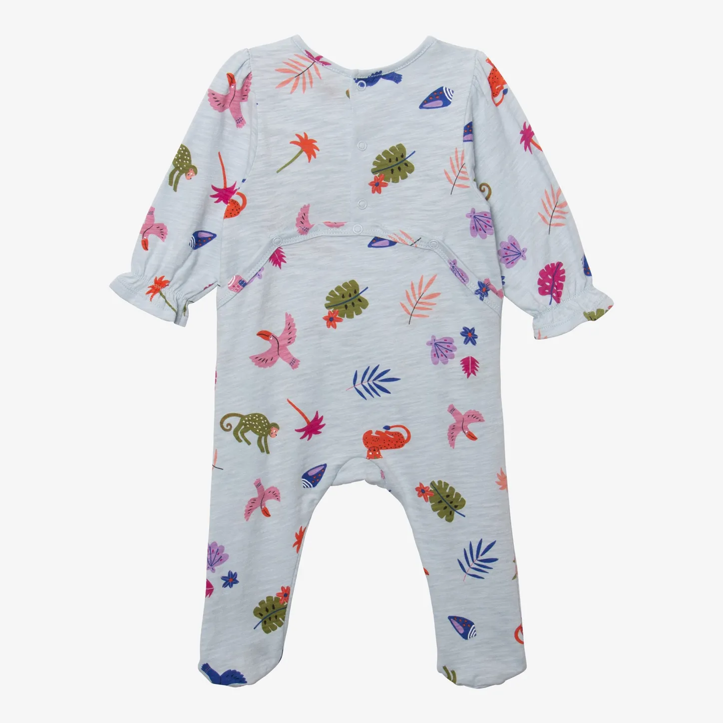 Hot Newborn Girls' Blue Pajama Child Pajamas & Bodysuits