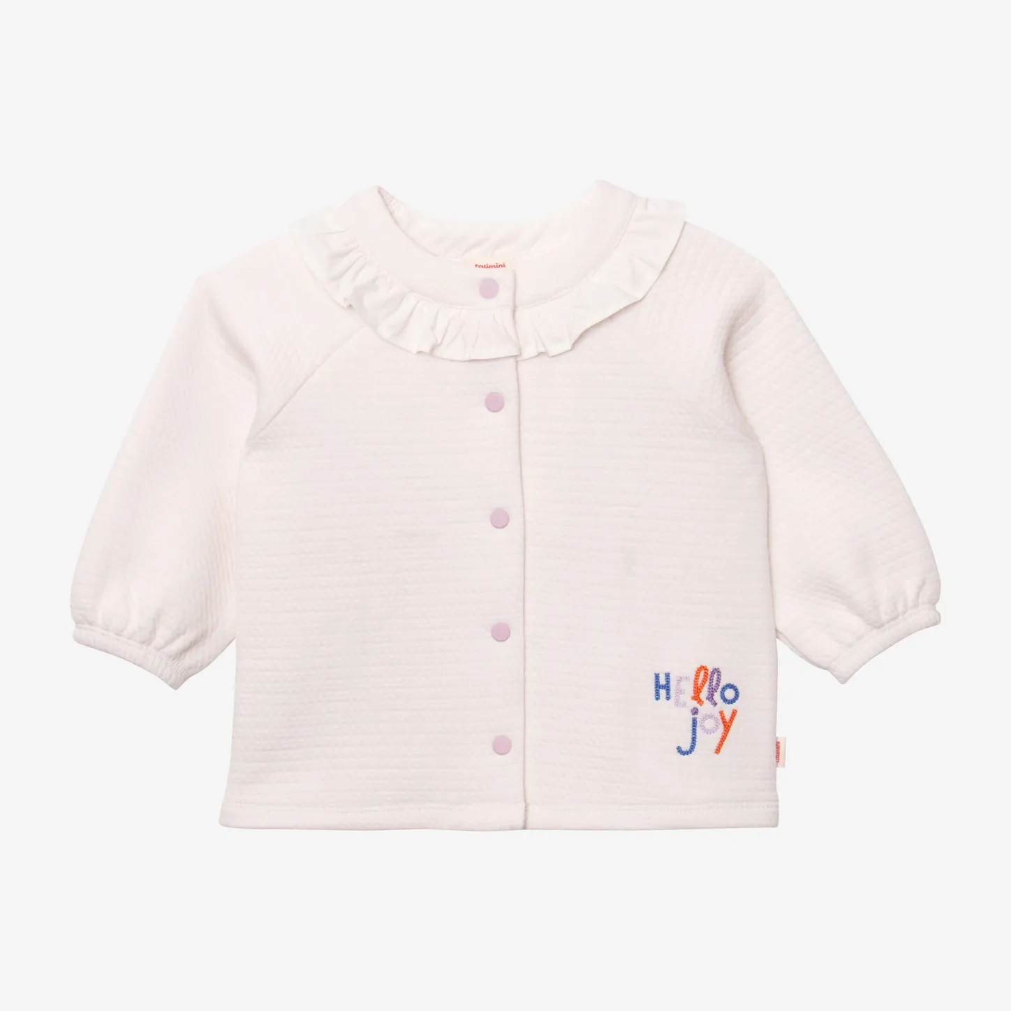 Clearance Newborn Girl's Ecru Embroidered Cardigan Child Cardigans & Sweaters
