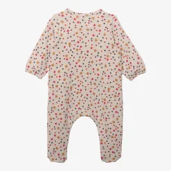 Discount Newborn Girls' Heather Grey Footie Pajama Child Pajamas & Bodysuits