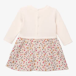 Clearance Newborn Girls' Off White Long Sleeve Dress Child Dresses