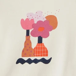 Discount Newborn Girls' Off White T-Shirt Child Tops
