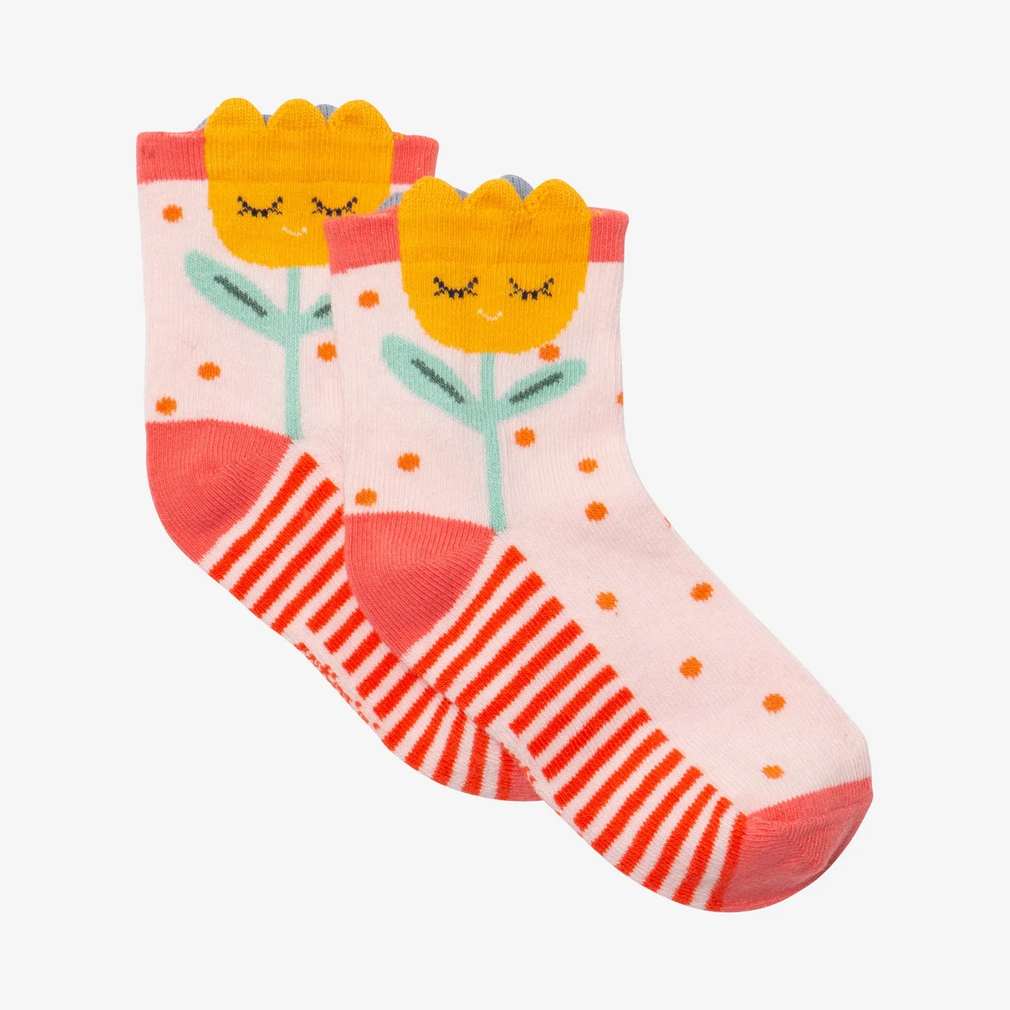 Discount Newborn Girls' Pink Floral Socks Child Accessories
