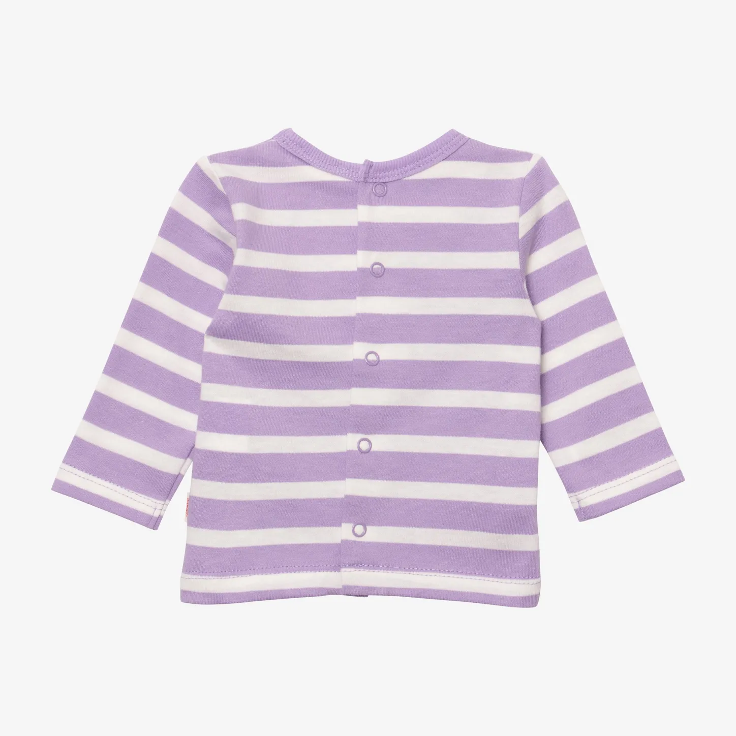 Fashion Newborn Girls' Purple Striped T-Shirt Child Tops