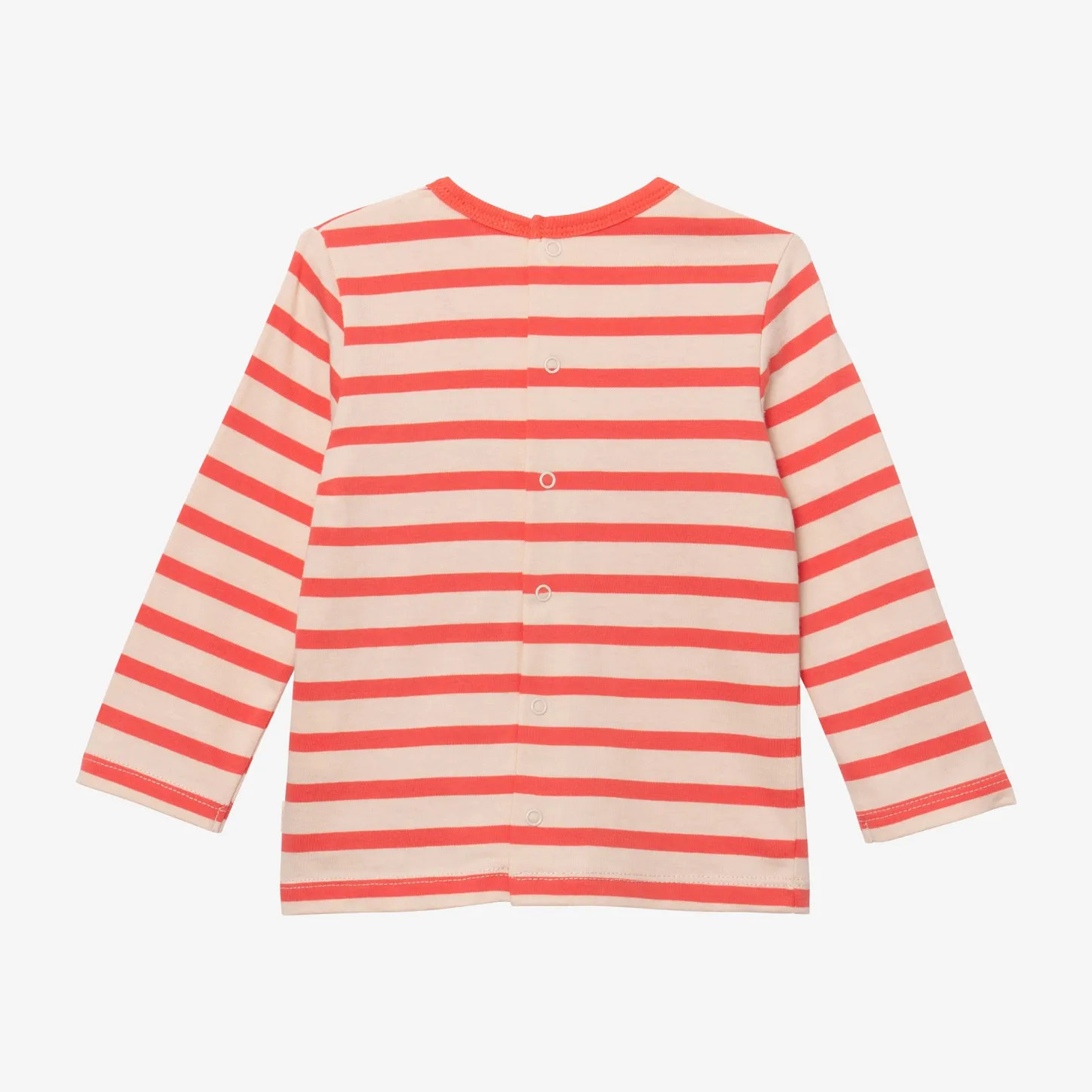 Outlet Newborn Girls' Striped Vanilla T-Shirt Child Tops