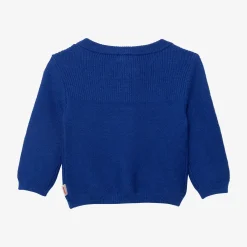 New Newborn Unisex Blue Knit Cardigan Child Cardigans & Sweaters